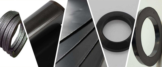 0.2mm-1.1mm กราไฟท์ฟอยล์ม้วน 30m-100m 1g / Cm3 สำหรับซีลปะเก็น