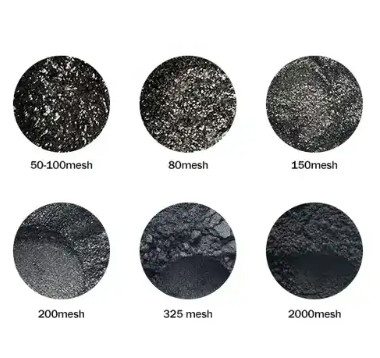 ความบริสุทธิ์สูง 99.9% 200 Mesh Flake Graphite Powder Graphite ของธรรมชาติ
