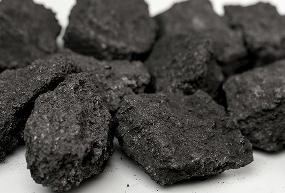 0.8% Ash Anode Block Calcined Petroleum Coke 98.5% คาร์บอน 30mm-70mm